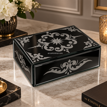 Venetian Mirrored Jewellery Box