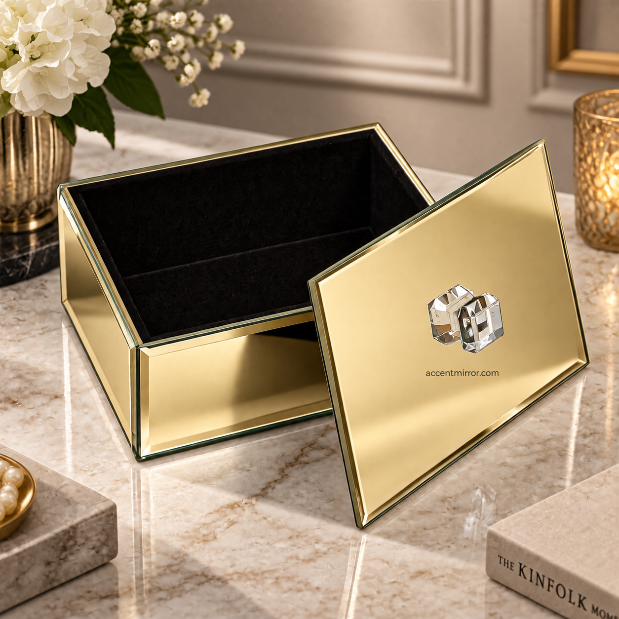 Mirrored Jewellery Box