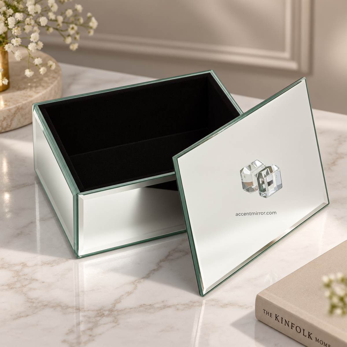 Mirrored Jewellery Box