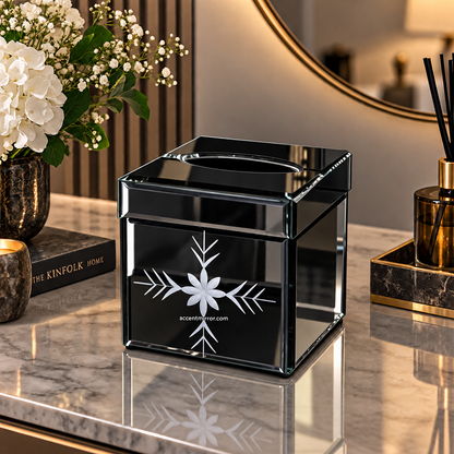 Mirrored Premium Tissue Box