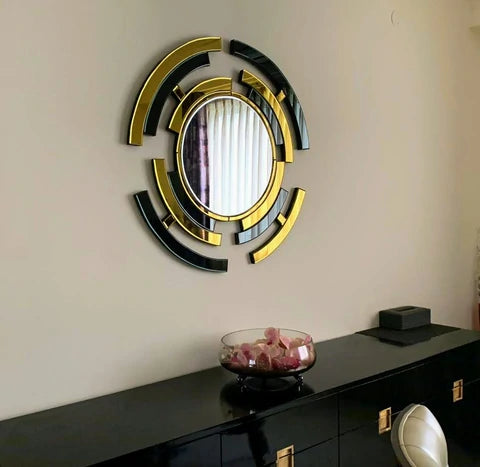 Modern Piece Wall Art Mirror