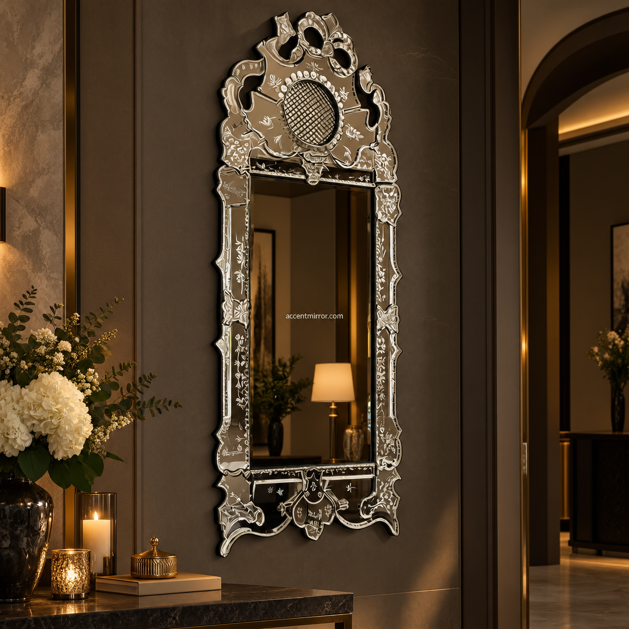Naple Rectangular Venetian Mirror