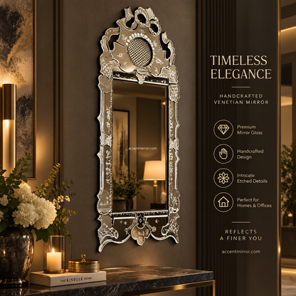 Naple Rectangular Venetian Mirror