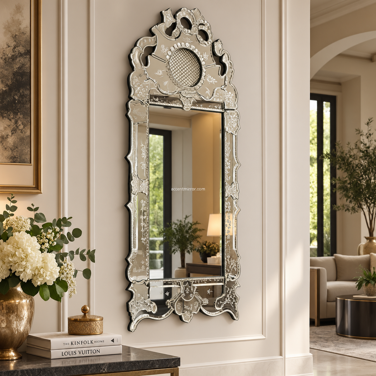 Naple Rectangular Venetian Mirror