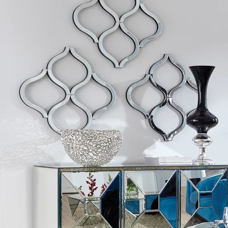 Natale Asymmetrical Wall Art Mirror