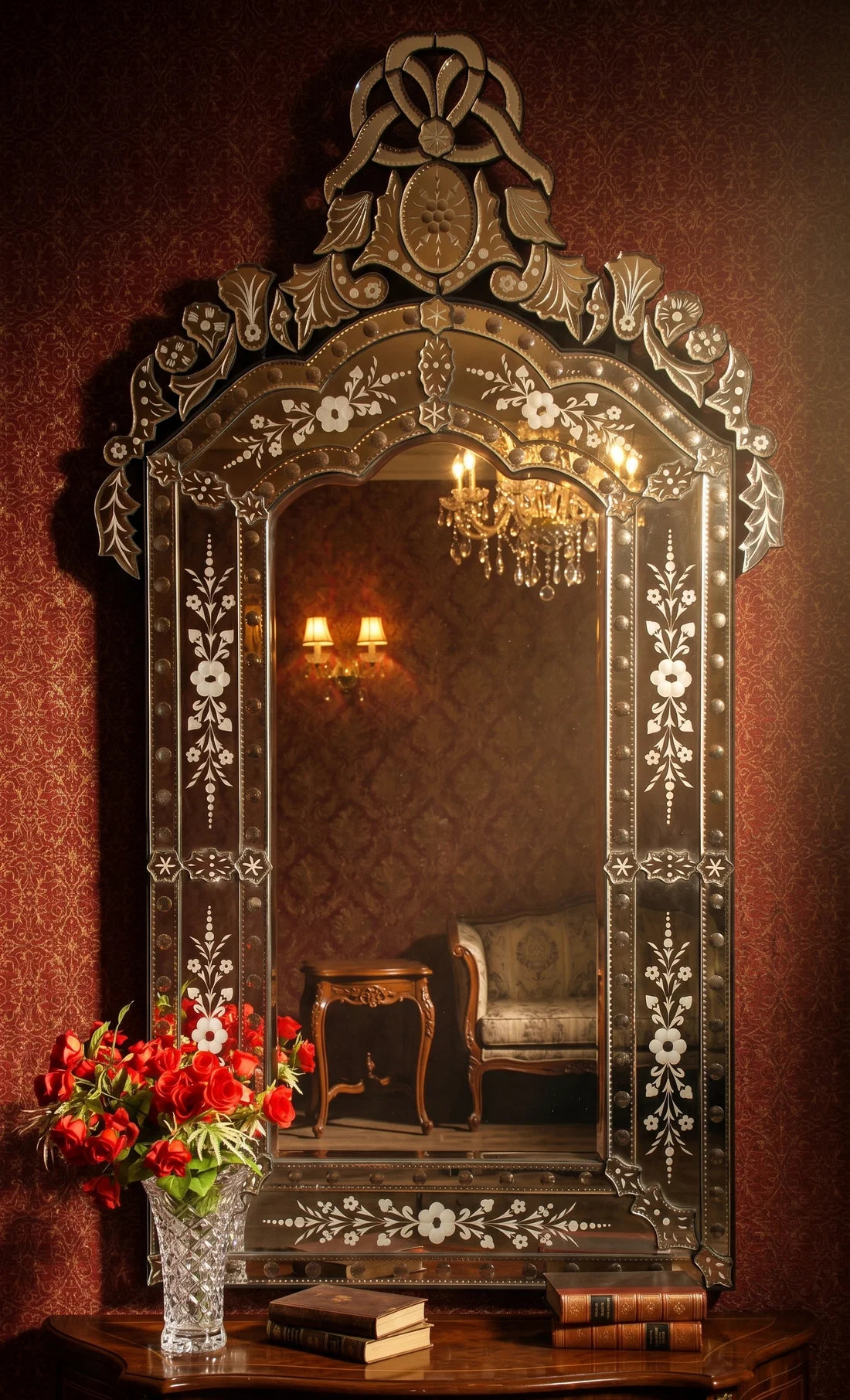 Opalite Venetian Mirror
