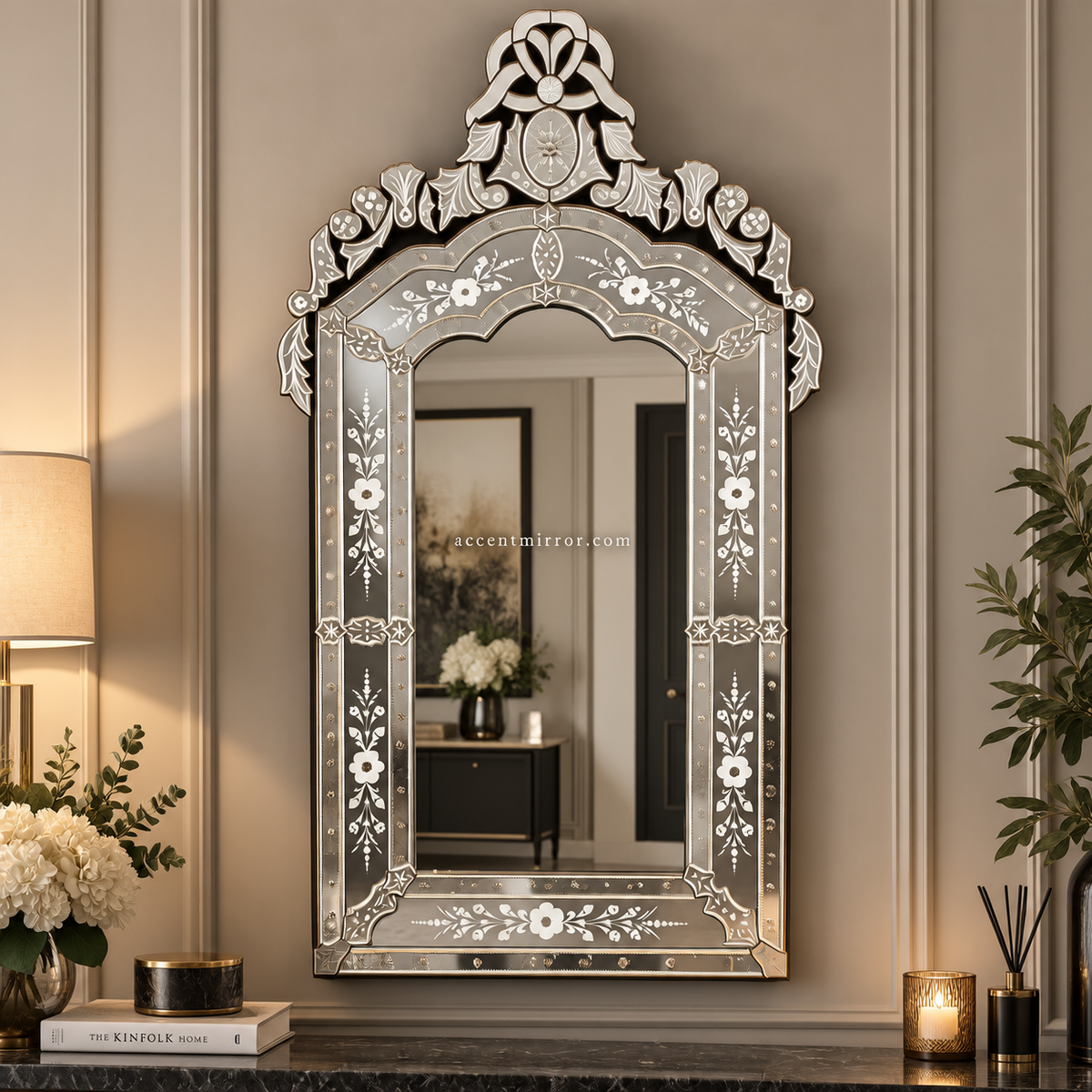 Opalite Venetian Mirror