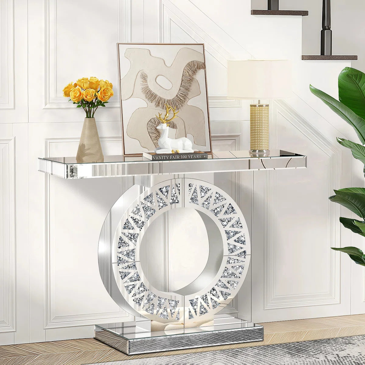 Oria Luxe Console Table (Exclusive on Accent Mirror)