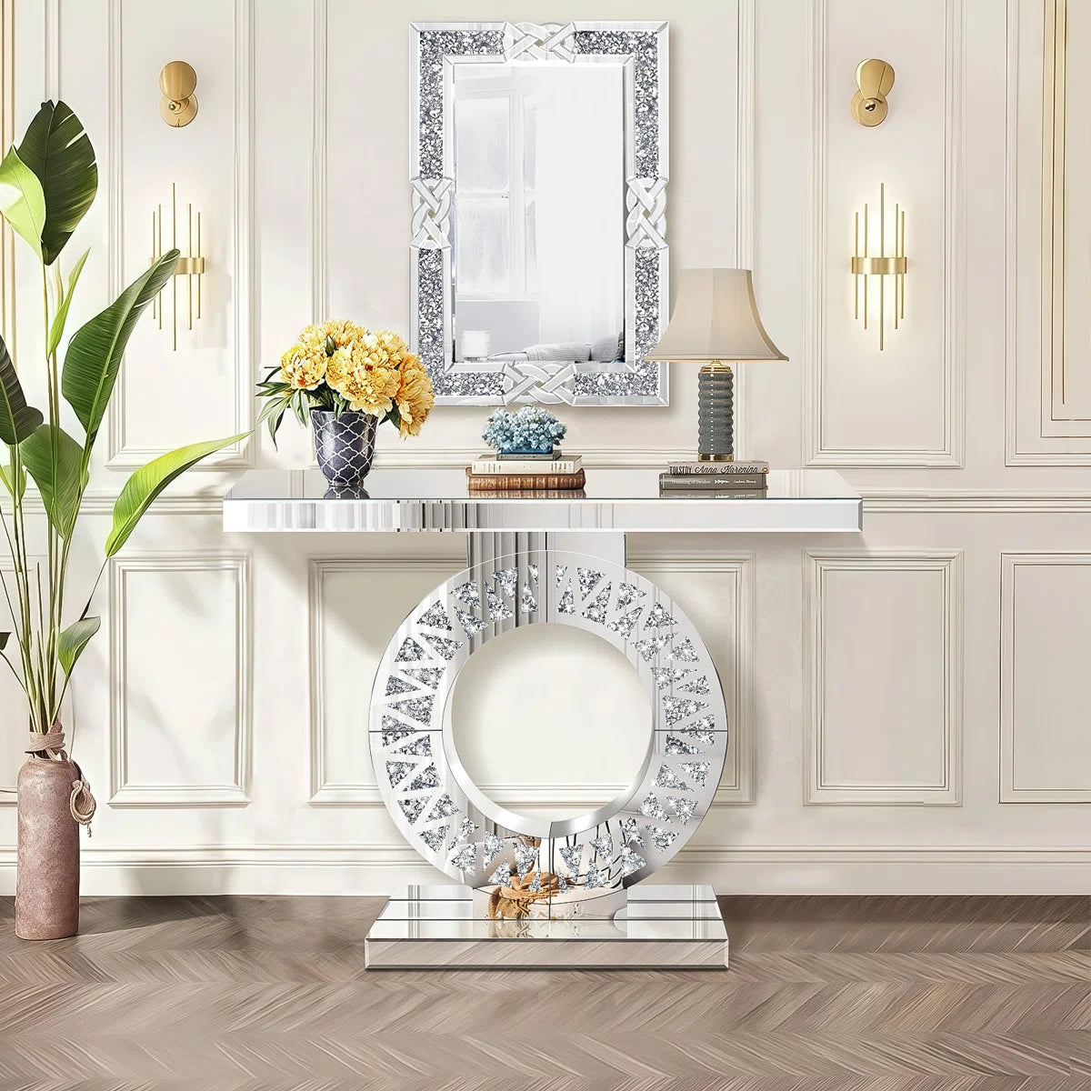 Oria Luxe Console Table (Exclusive on Accent Mirror)
