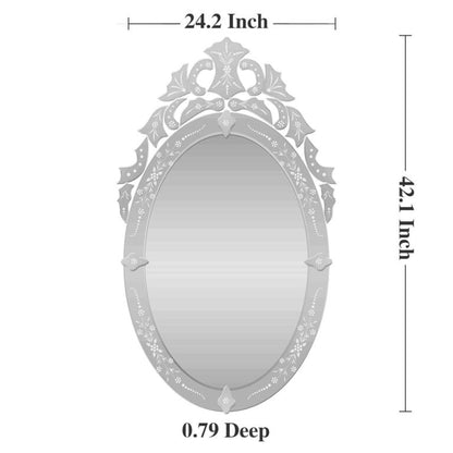 Oval Classic Venetian Mirror