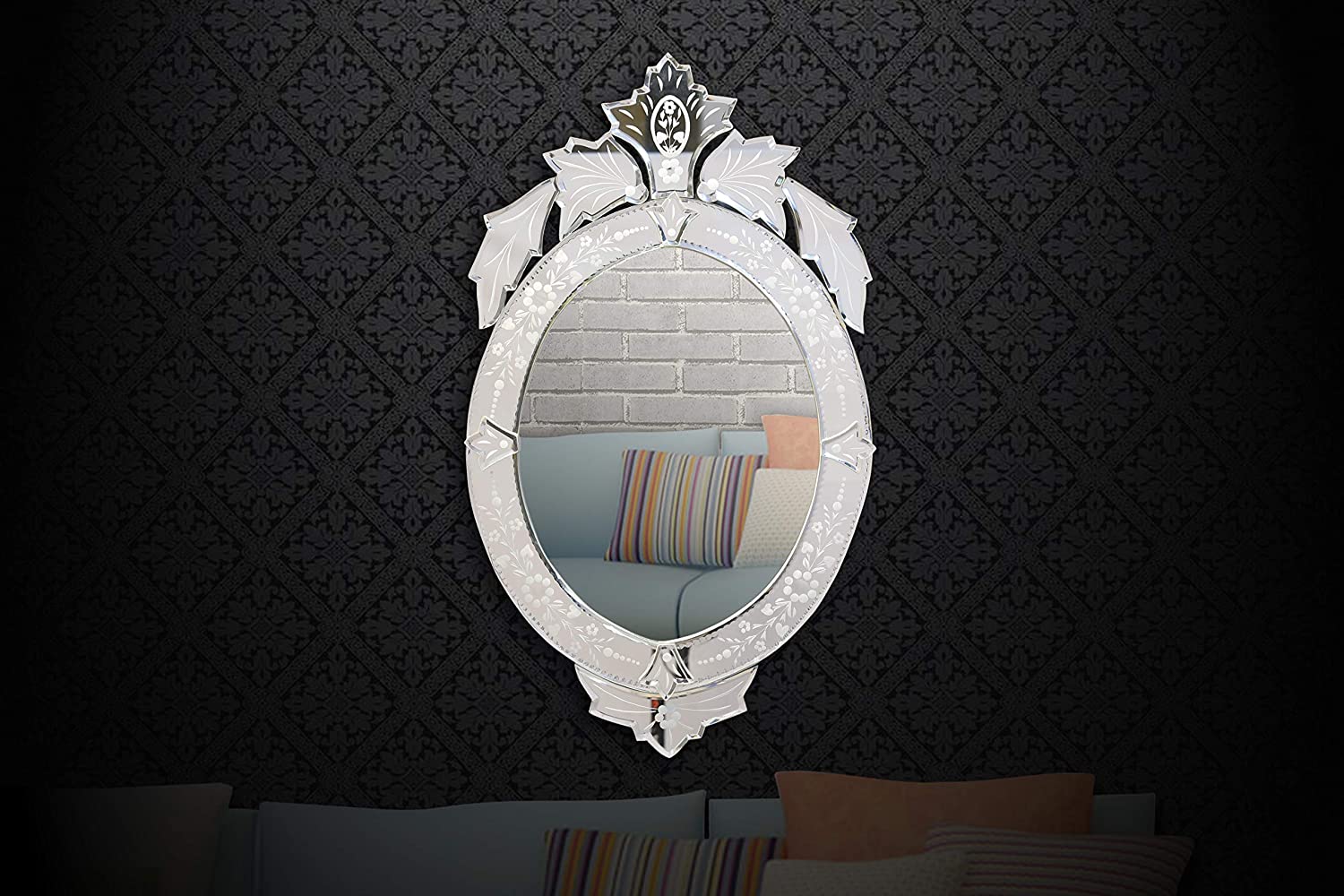 Oval Venetian Mirror Decorative Mirror