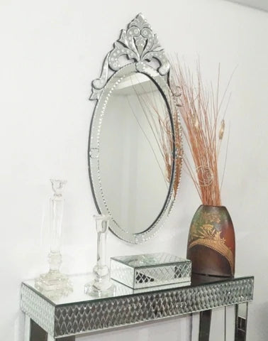 Oval Venetian Wall Mirror