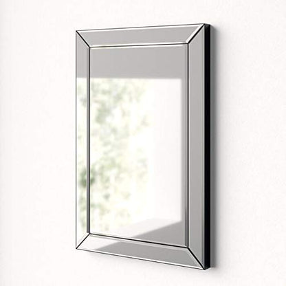 Rectangle Wood Wall Mirror
