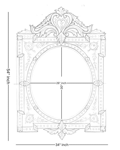 Regal Venetian Heritage Mirror