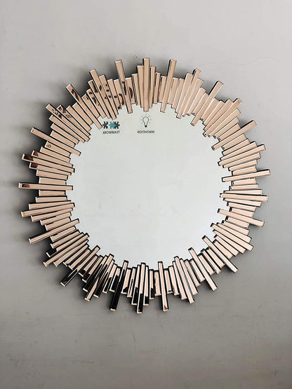 Ring Design Round Modern Mirror
