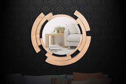 Rose Gold Eclipse Wall Mirror