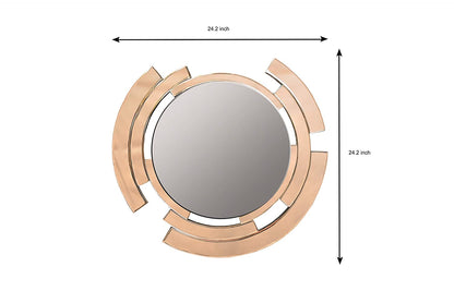 Rose Gold Eclipse Wall Mirror