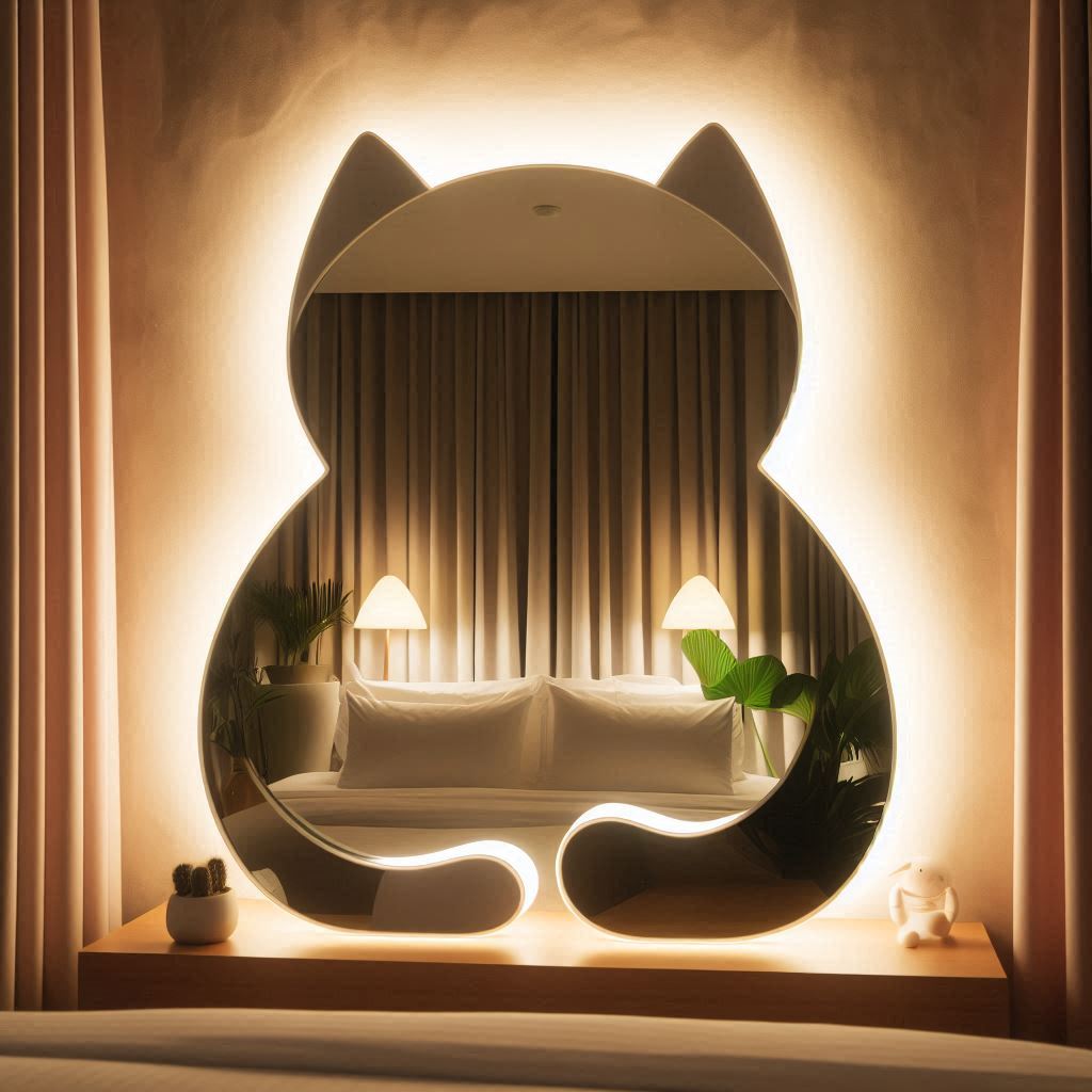 Snorlax Led Mirror For Kids (3 Lights Integrated)