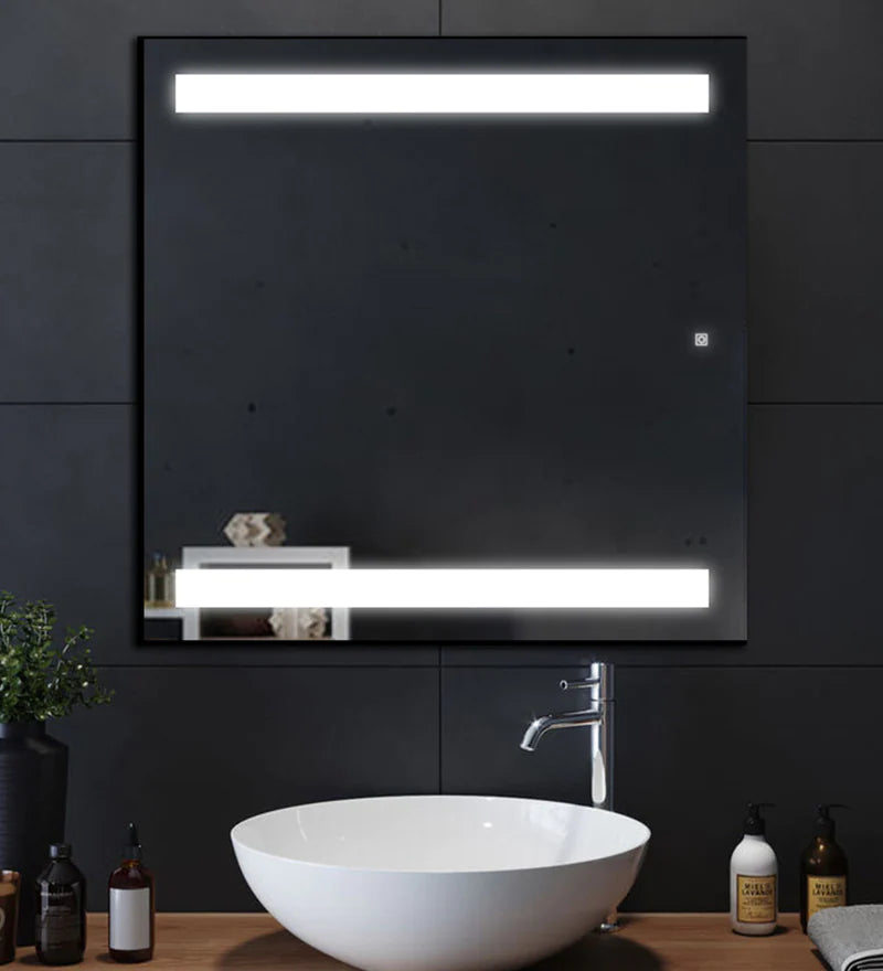 Square Designed Led Mirror (3 Lights Integrated)