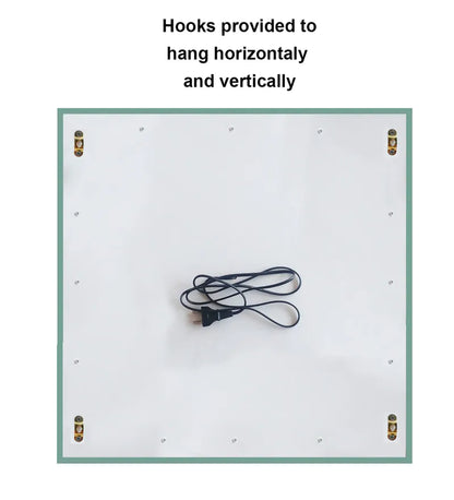 Square Designed Led Mirror (3 Lights Integrated)