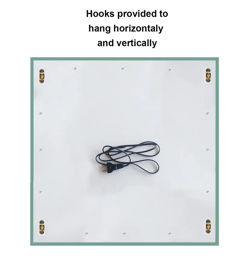 Square Designed Led Mirror (3 Lights Integrated)