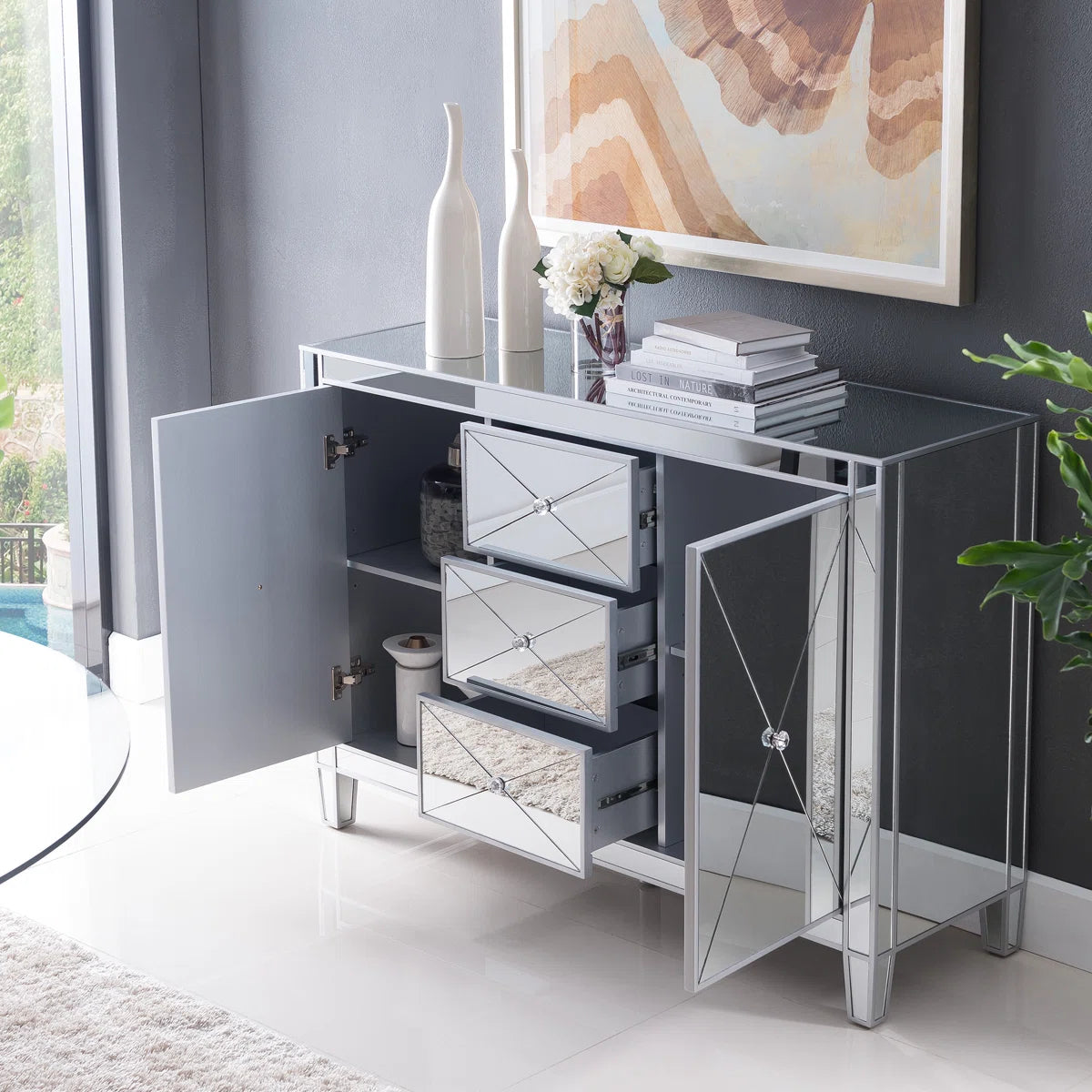 St Pete Console Table (Exclusive on Accent Mirror)