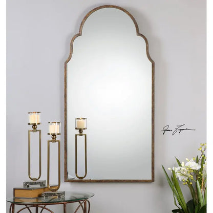 Accent Wooden Wall Mirror