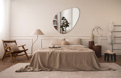 Unique Asymmetrical Frameless Mirror