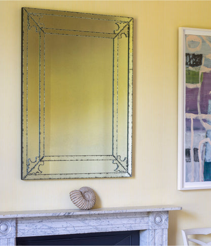 Vancover Antique Rectangular Mirror