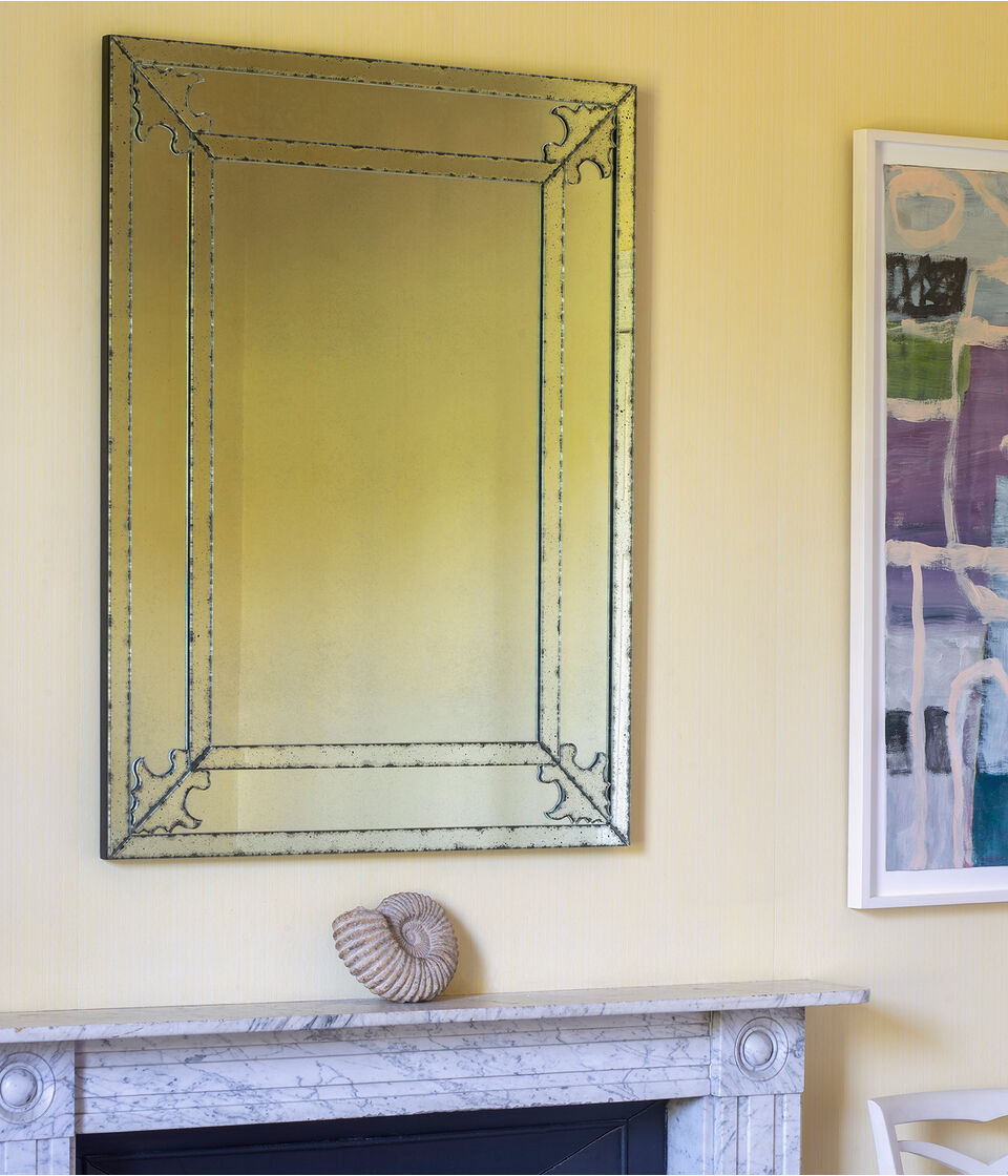 Vancover Antique Rectangular Mirror