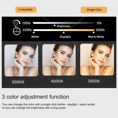 Vanity Led Mirror (3 Lights Integrated)