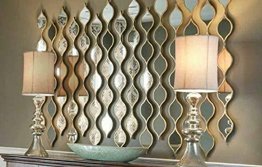 Waves Mirror Wall Art Panel