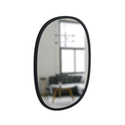 Black Wall Wood Mirror