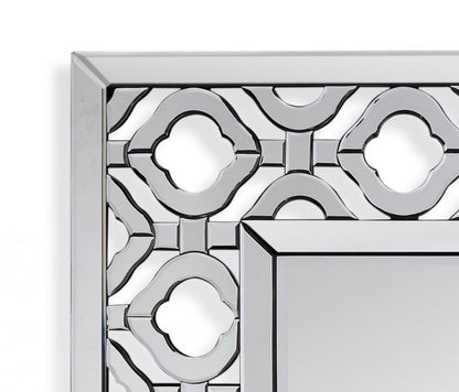 Accent Rectangle Circular Mirror