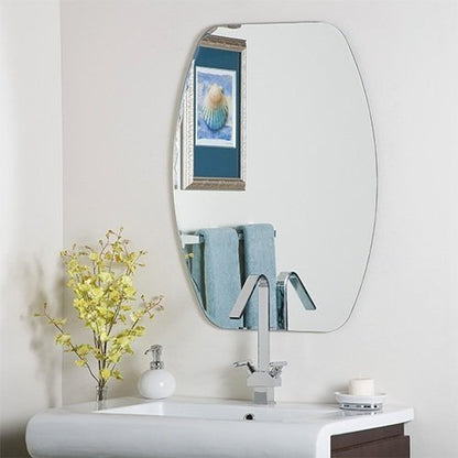 Frameless Bevel Curved Mirror