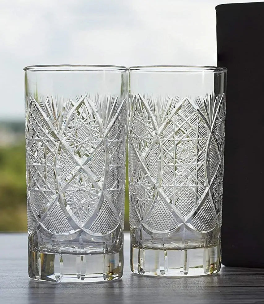 Billeroy Handcut Crystal Highball Glasses [LUXE]