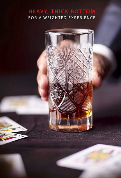 Billeroy Handcut Crystal Highball Glasses [LUXE]