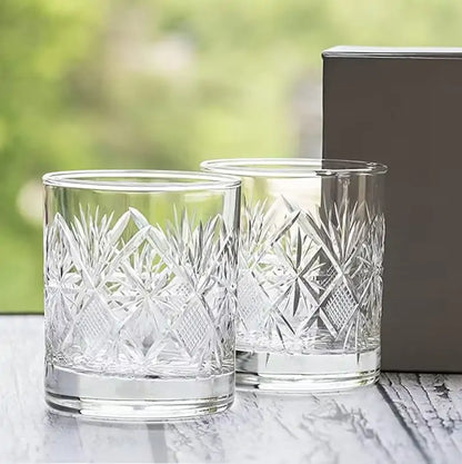 Perifly Italian Crystal Whiskey Glass