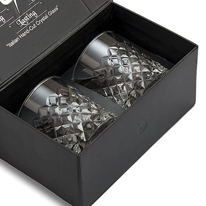 Ardbeg Italian Handcut Diamond Crystal Whiskey Glass [LUXE]