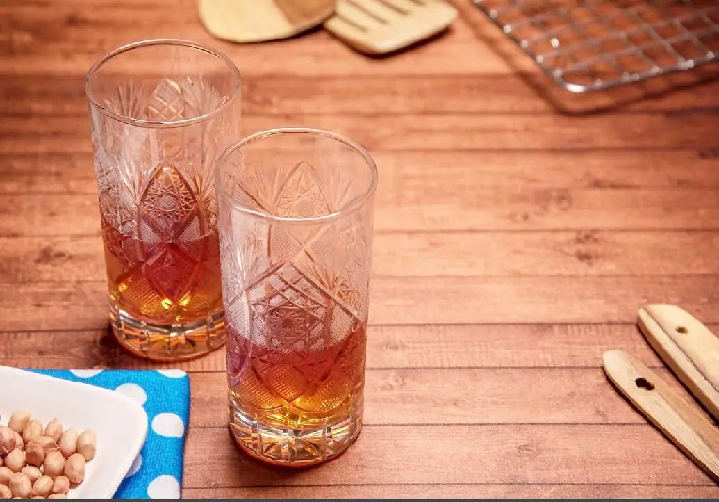Billeroy Handcut Crystal Highball Glasses [LUXE]