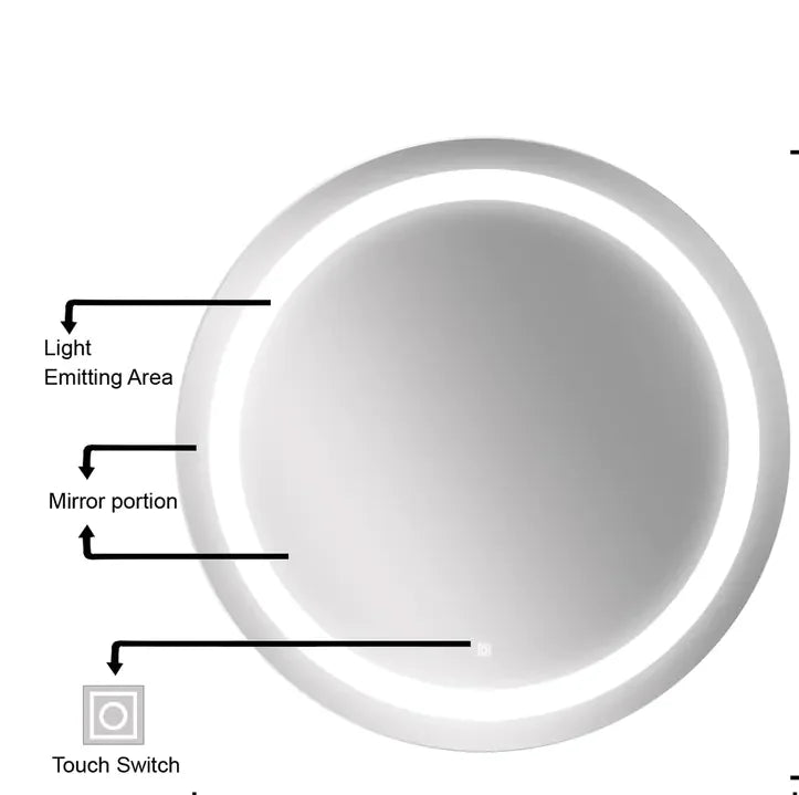 led mirror discription