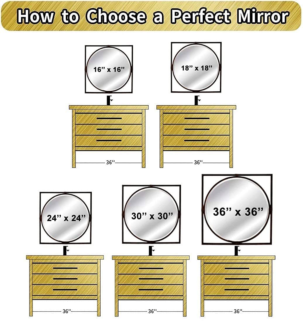 mirror size