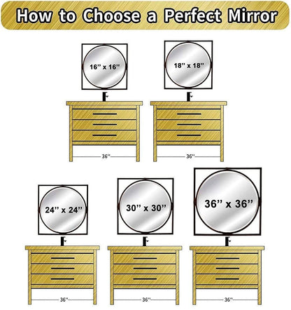 mirror size