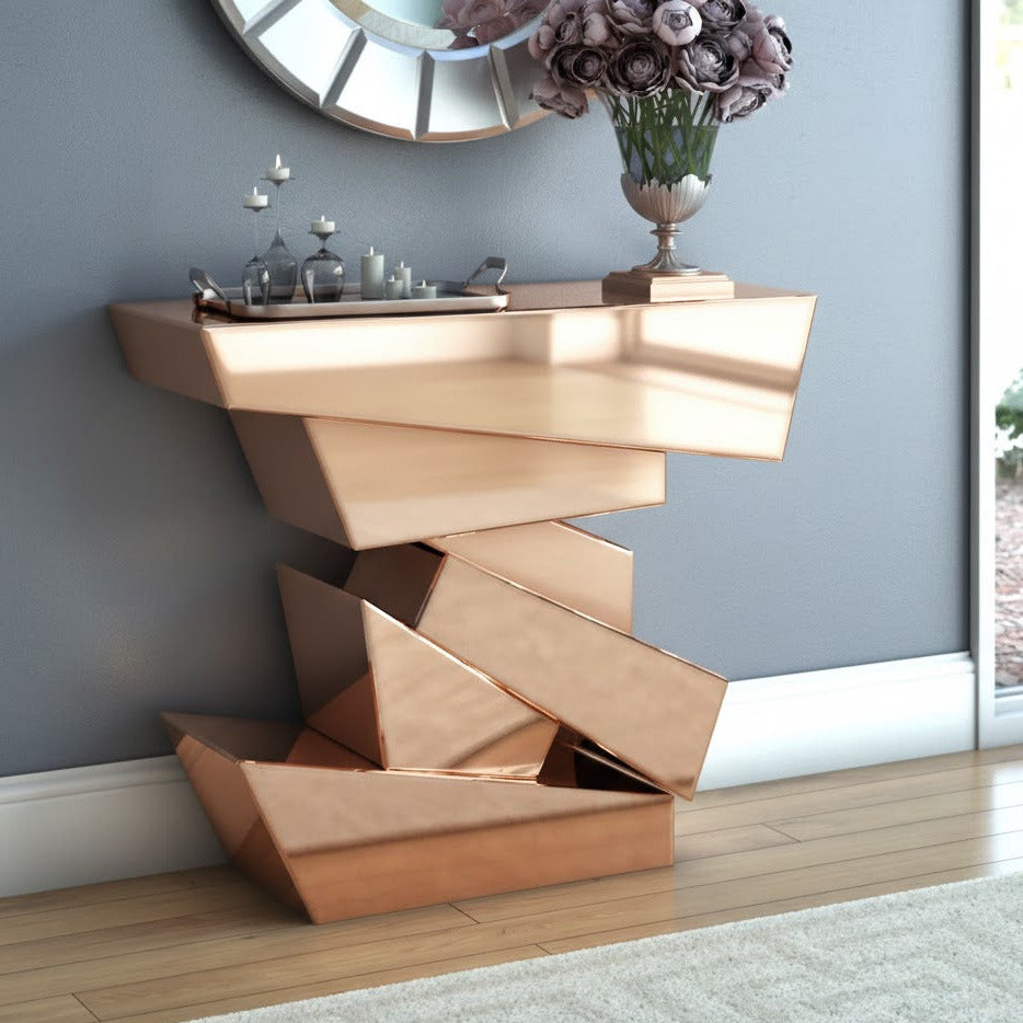 Shawm Mendes Mirrored Console Table (Exclusive on Accent Mirror)