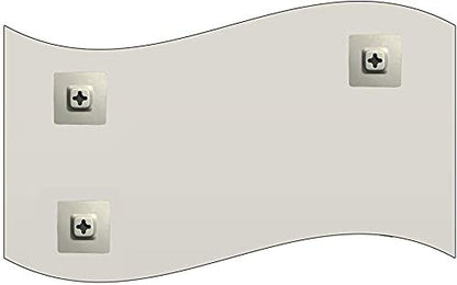 Frameless Zig Zag Wall Mirror