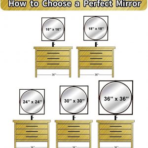 mirror size