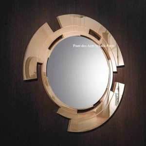 Brown Eclipse Wall Mirror