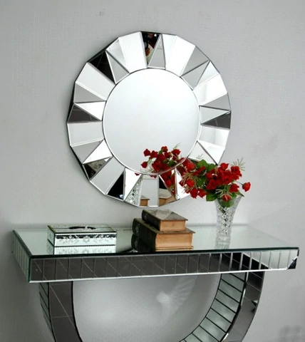 Diamond Cut 3d Wall Mirror, 3d Wall Mirror Design