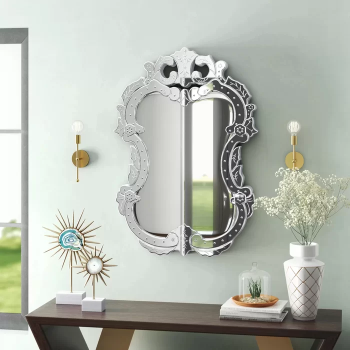 Foral Design Venetian Mirror
