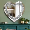 Wensenia Crystal Crush Heart Mirror